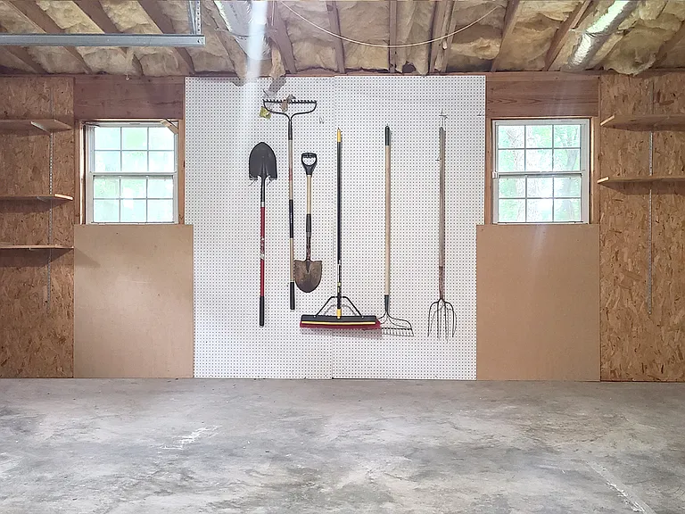 Garage with Storage
