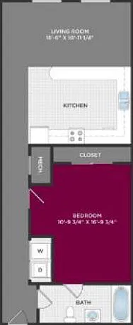 1b1b- 805: Beds - 1: Baths - 1: SqFt Range - 805 to 805