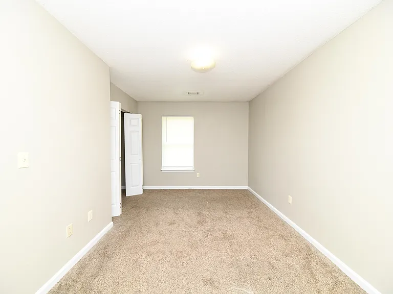 Bright bedroom area