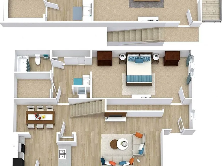 2 BED / 2 BATH / 1105 SQFT 2 BED / 2 BATH / 1105 SQFT