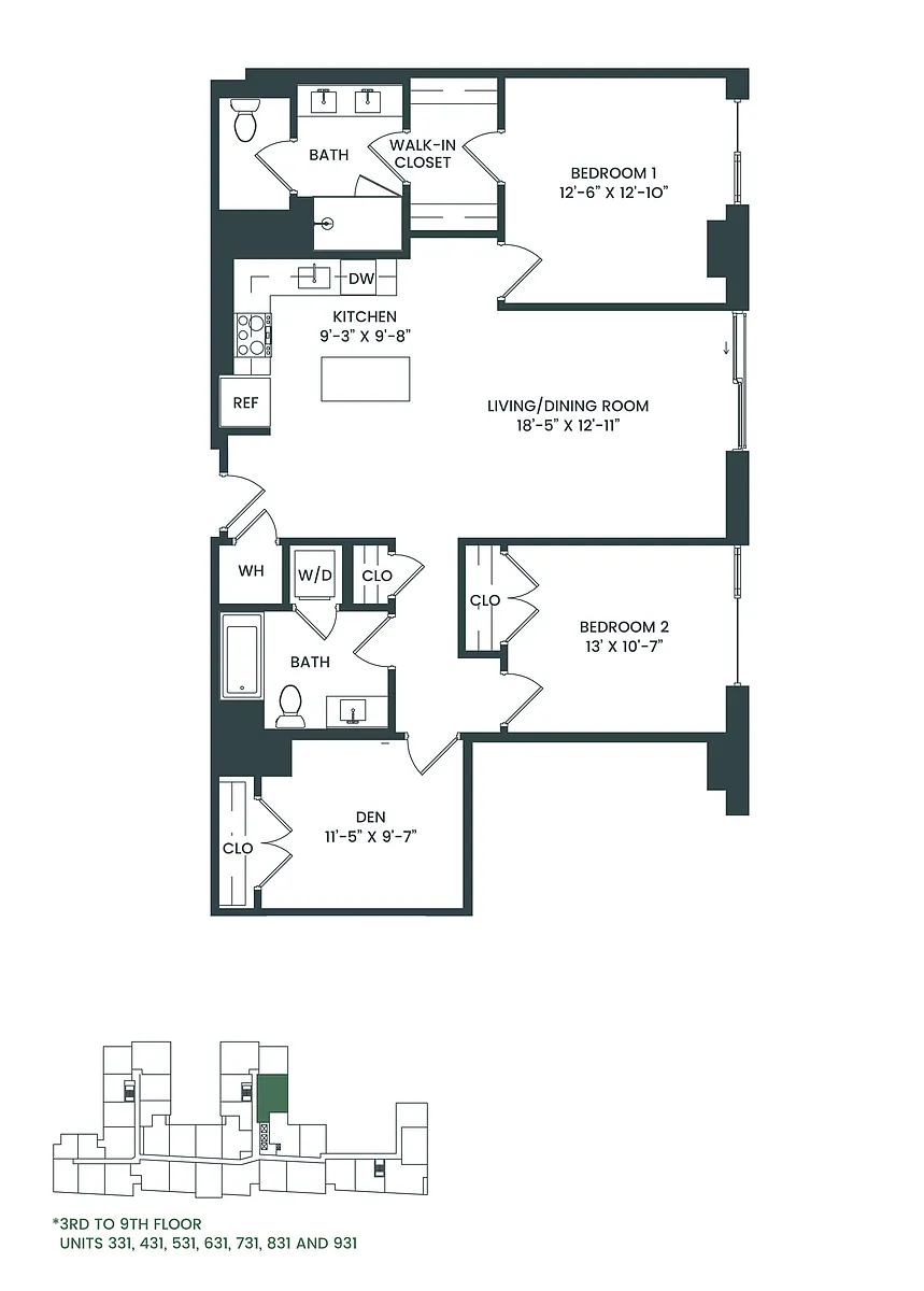 Floor plan D1