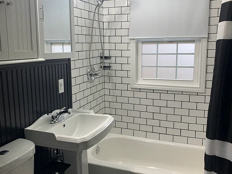 Interior of bathroom