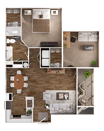 Floor plan B1