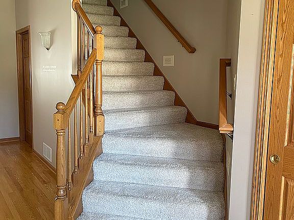 Stairway to upper level