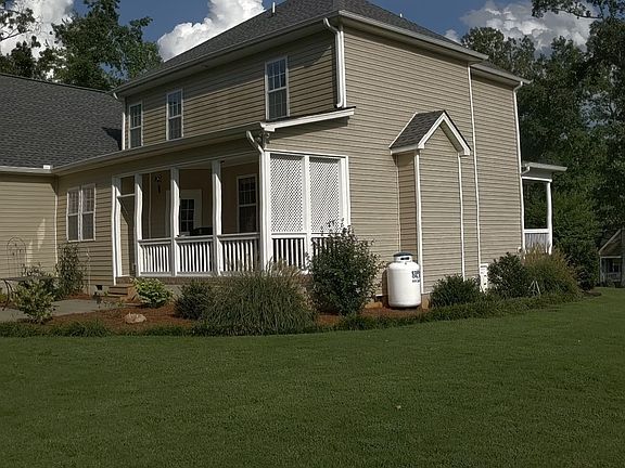 second covered porch in back