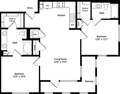 Floor plan B40