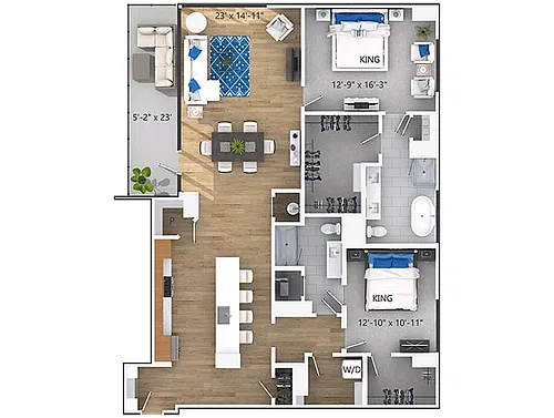 Floor plan C11P