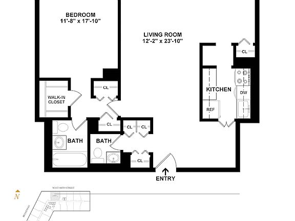 2nd image of 20 W 64th St APT 17L
