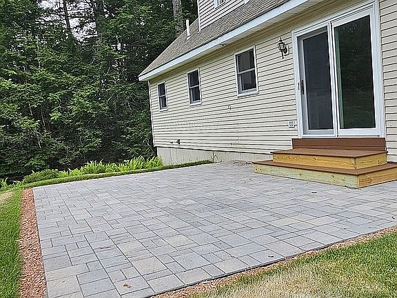 New paver patio