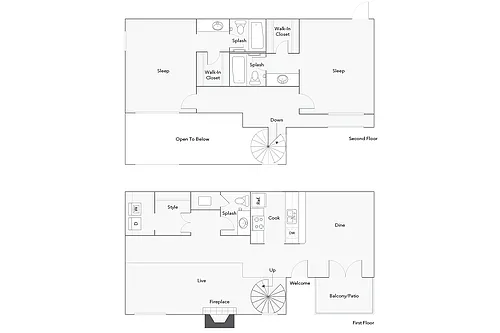 Floor plan California