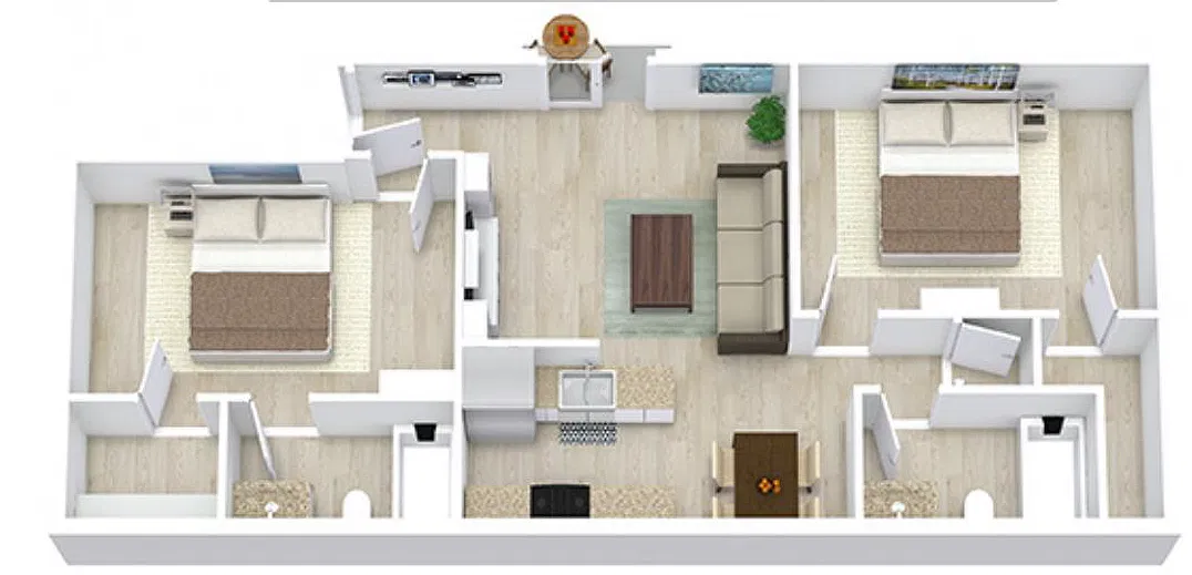 Floor plan 2X2