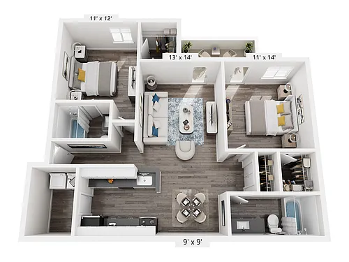 Floor plan Sawgrass