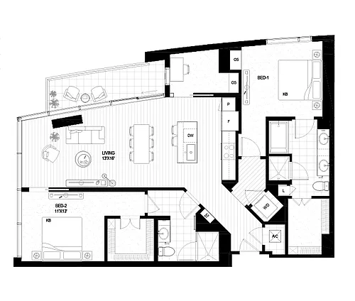 Floor plan B22
