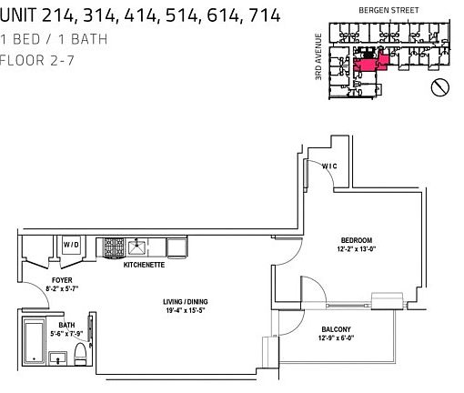 2nd image of 316 Bergen St #711