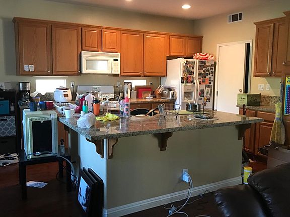 Kitchen with granite counters