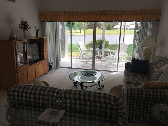 Pond view - living room