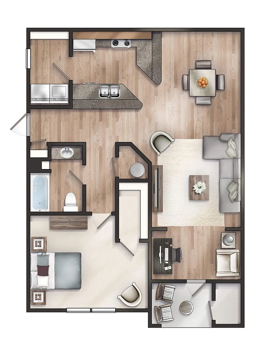 Floor plan The Magnolia