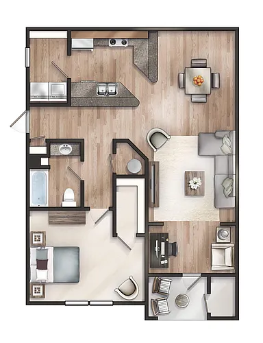 Floor plan The Magnolia