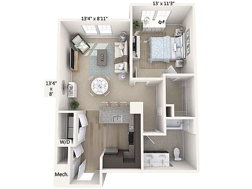 Floor plan A2-792sq-Stainless