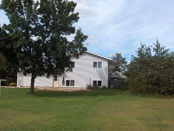 Back of home and yard