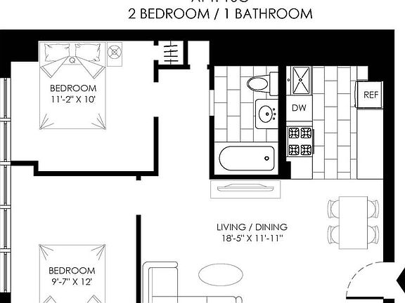 2nd image of 301 E 47th St APT 10G