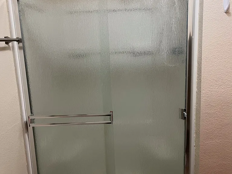 Bathroom for rooms C and D.