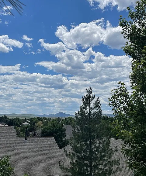 View from deck