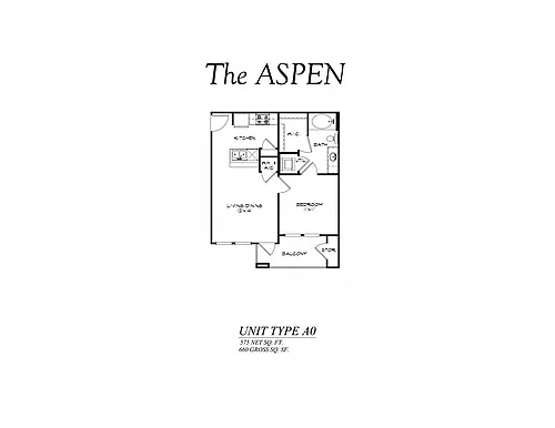 Floor plan A0 -The Aspen