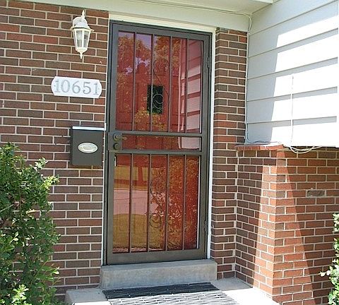 Newly Painted Security Door