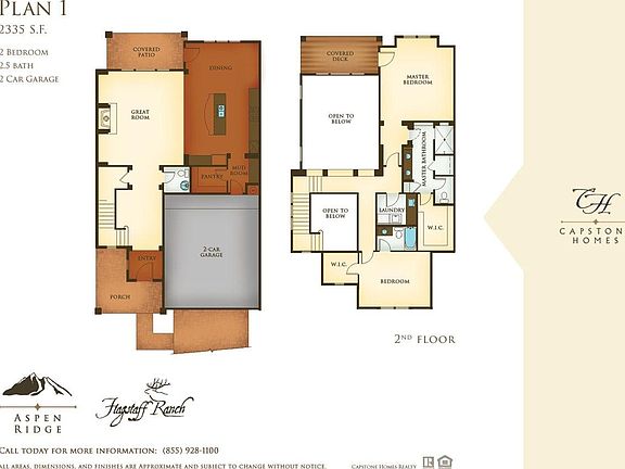Aspen Ridge Plan 1 Floorplan