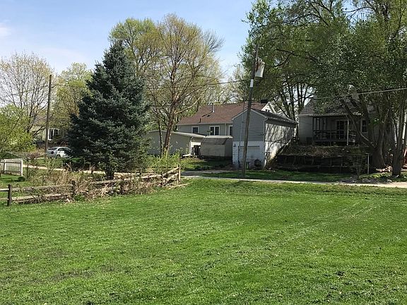 Large back yard.