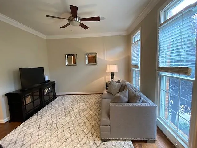 Family room adjoining kitchen