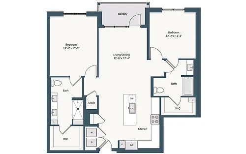 Floor plan 2A3