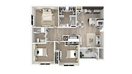 Floor plan 3 X 2