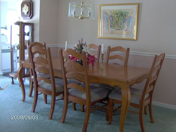 Dining area of great room