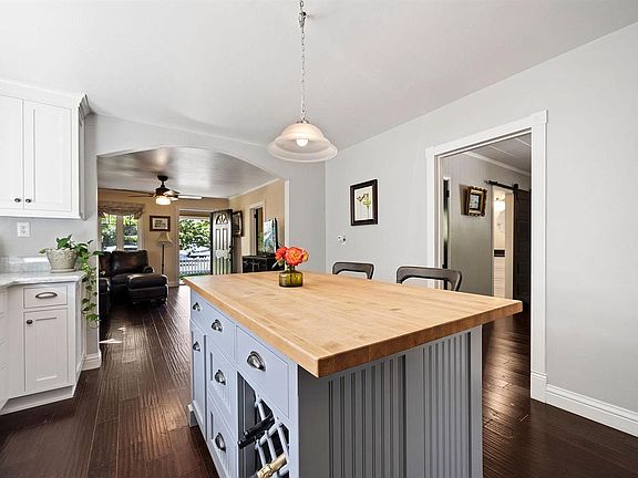 Kitchen view towards front