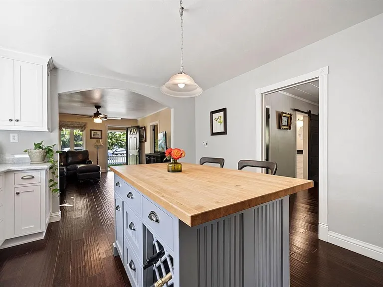 Kitchen view towards front
