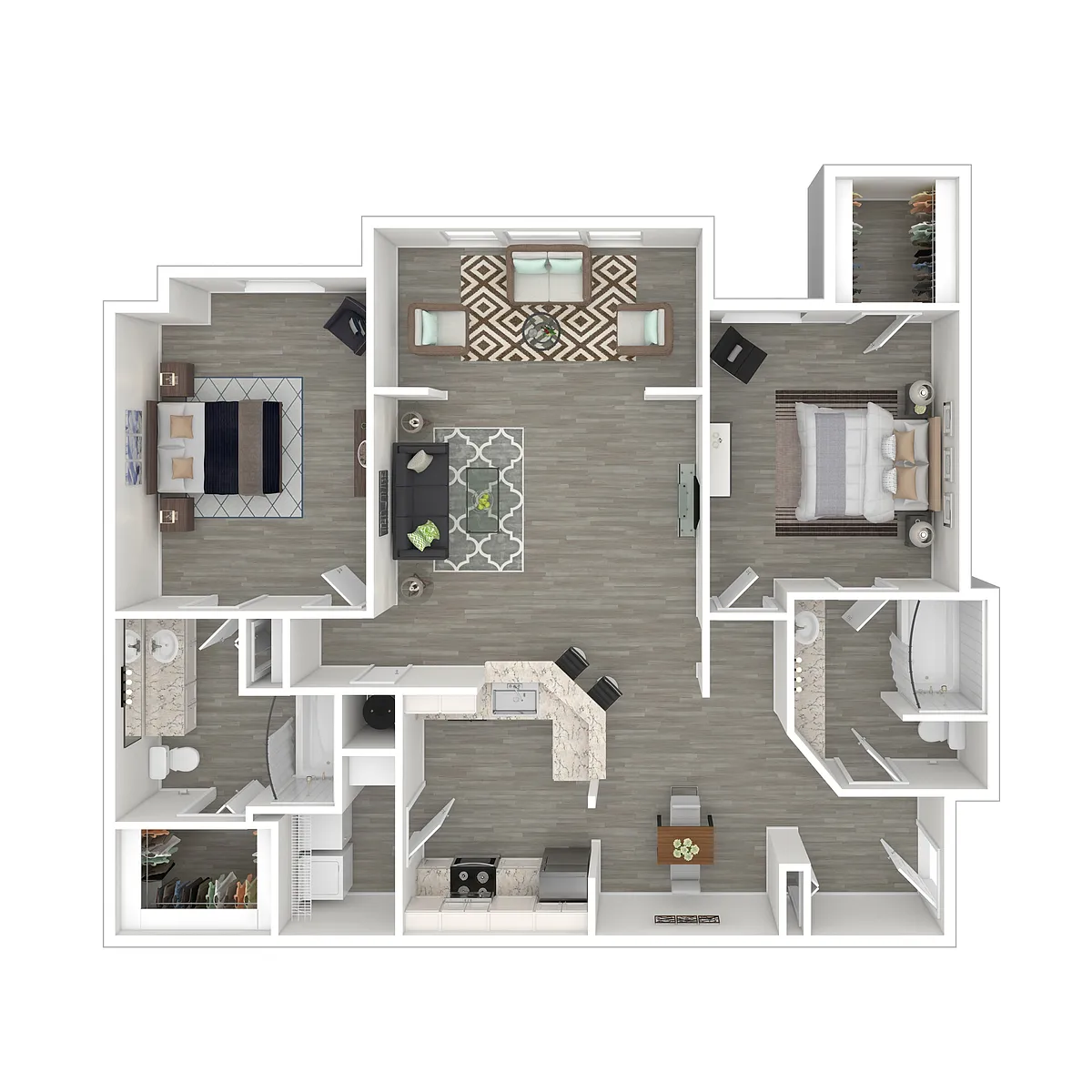 Floor plan Rivercrest with Sunroom
