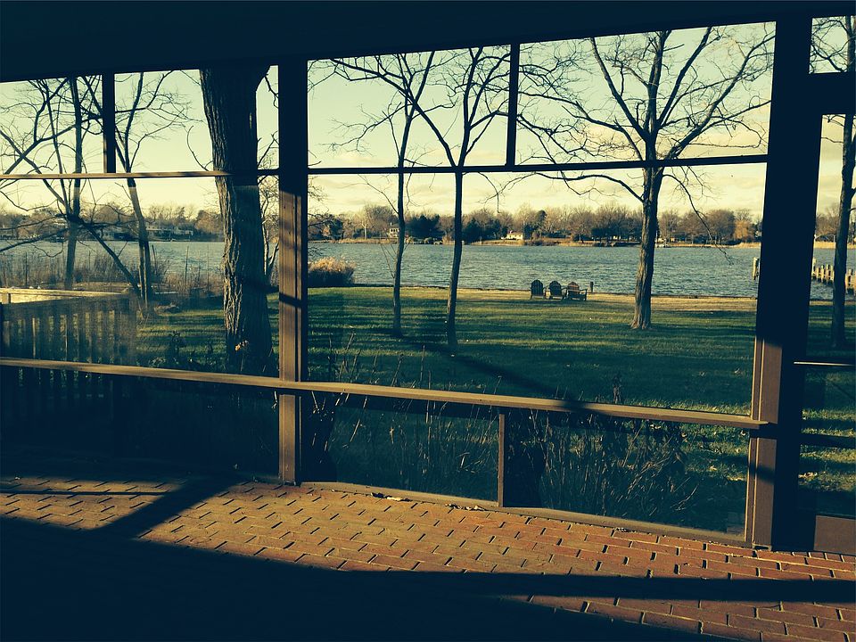 Large screened porch