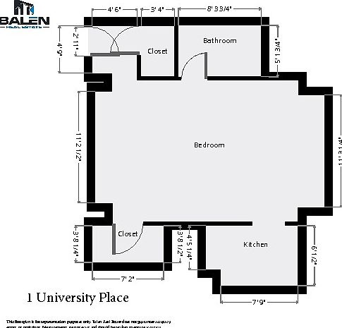 2nd image of 1 University Pl APT 3M