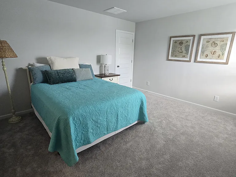 Primary bedroom with Queen sized bed