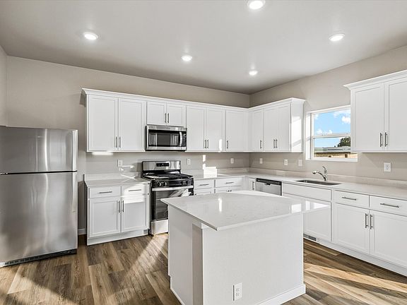 The kitchen comes with stainless steel appliances and upgrades already included!