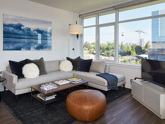 South Waterfront Model Renovation-Open Living Room with View