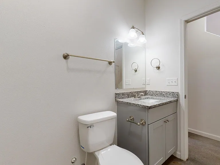 granite and countertops and sealed concrete floors