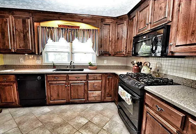 Large open kitchen