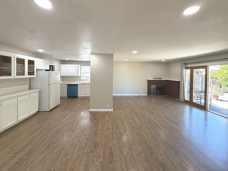 Living, Dining and Kitchen