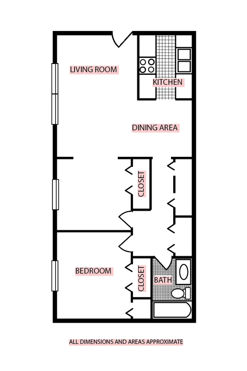 Floor plan 2 Bedroom