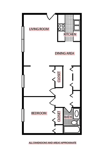 Floor plan 2 Bedroom