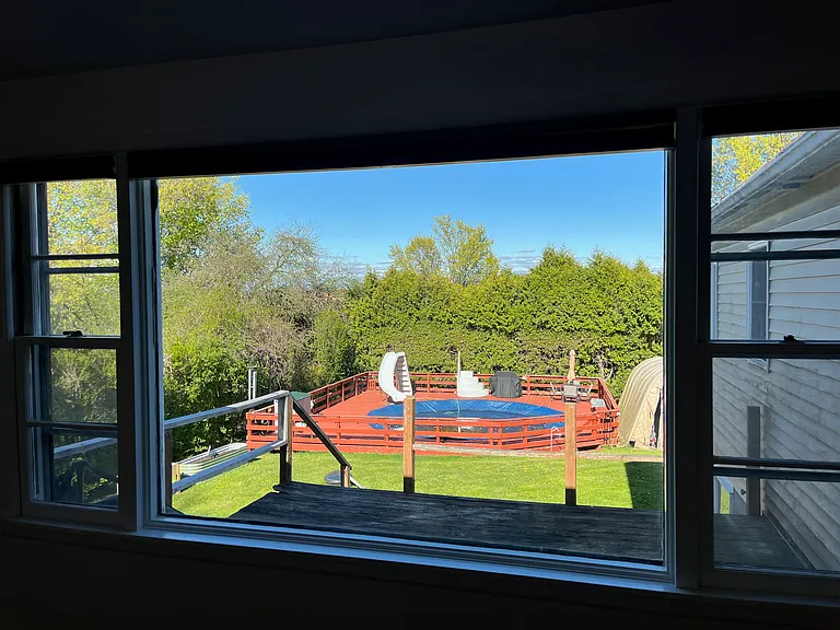 view from living room