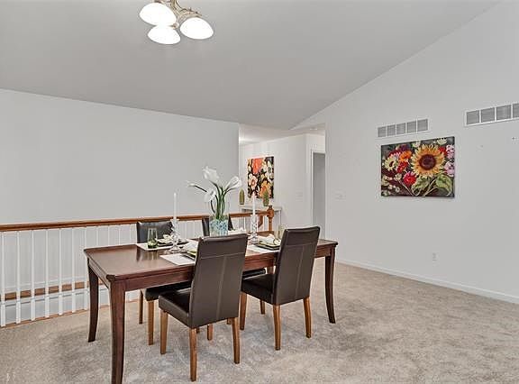 Formal dining space.